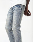 W by Waimea Men's Signature Distressed Slim Fit Jean
