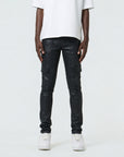 Waimea Men’s Jet Black Wax-Coated Cargo Jeans