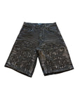 Waimea "Back to School" Plaid Denim Short