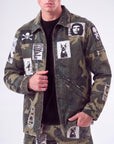 W BY WAIMEA CAMO REBEL UTILITY JACKET