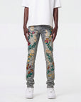 Men's Vintage Wash "Wildflower" Slim Jean