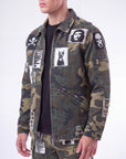W BY WAIMEA CAMO REBEL UTILITY JACKET