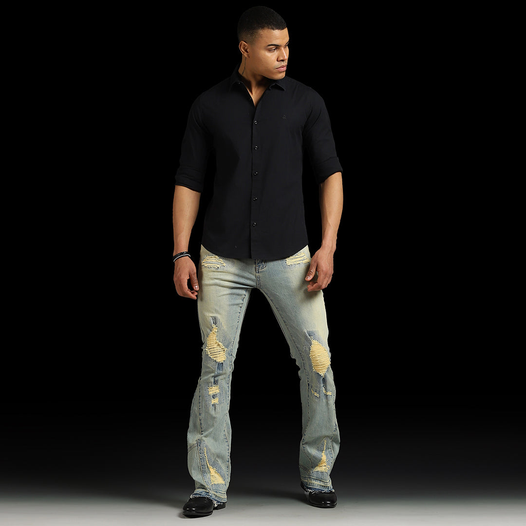 W by Waimea Men's Flare Fit Jeans