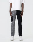 Waimea Men's Two Tone Script Print Cargo Skinny Jean