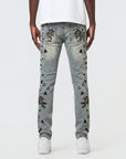 W by Waimea "Wild Bloom" Slim Jean