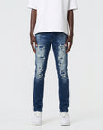 Waimea Men’s Slim Fit Heavy Rip & Repair Jeans