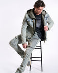 Waimea Men's Denim Racer Jacket