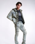 Waimea Men's Denim Racer Jacket
