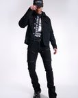 Waimea Men's Denim Racer Jacket