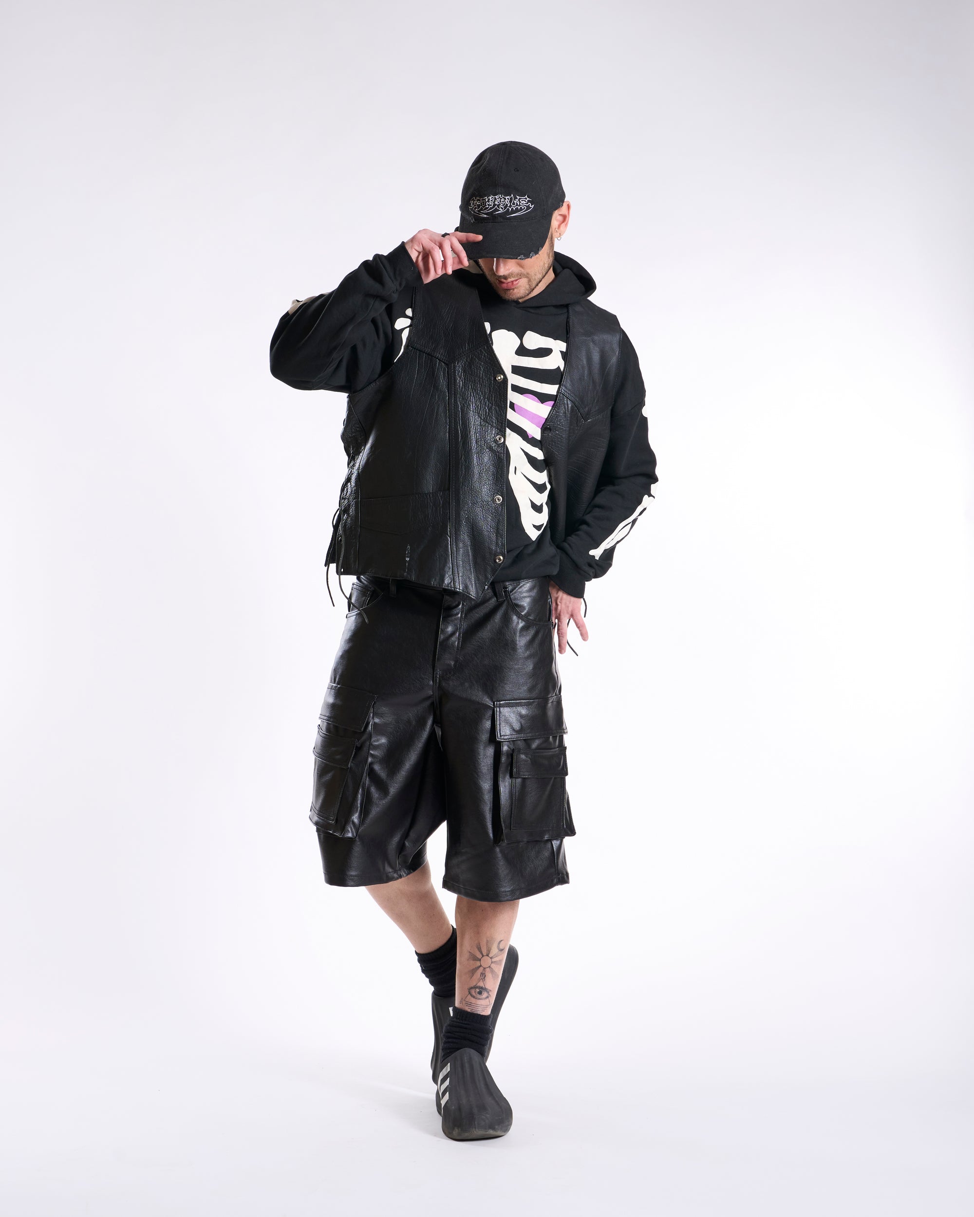 Waimea Men's Baggy PU Leather Jorts