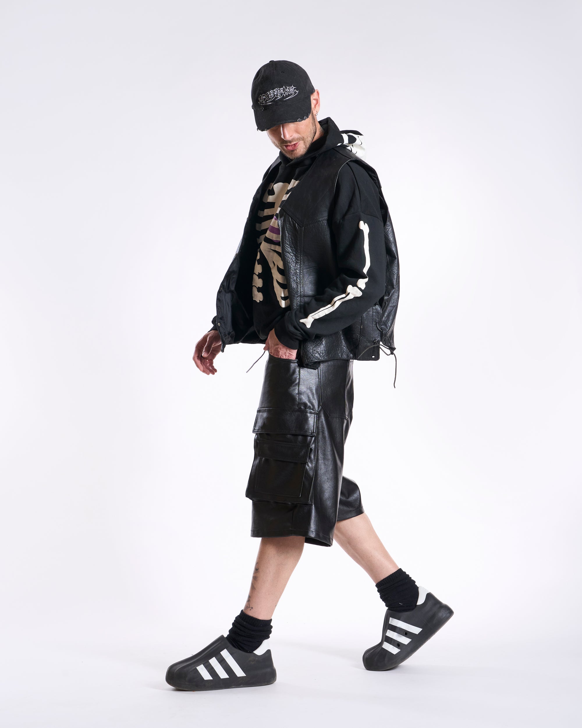 Waimea Men's Baggy PU Leather Jorts