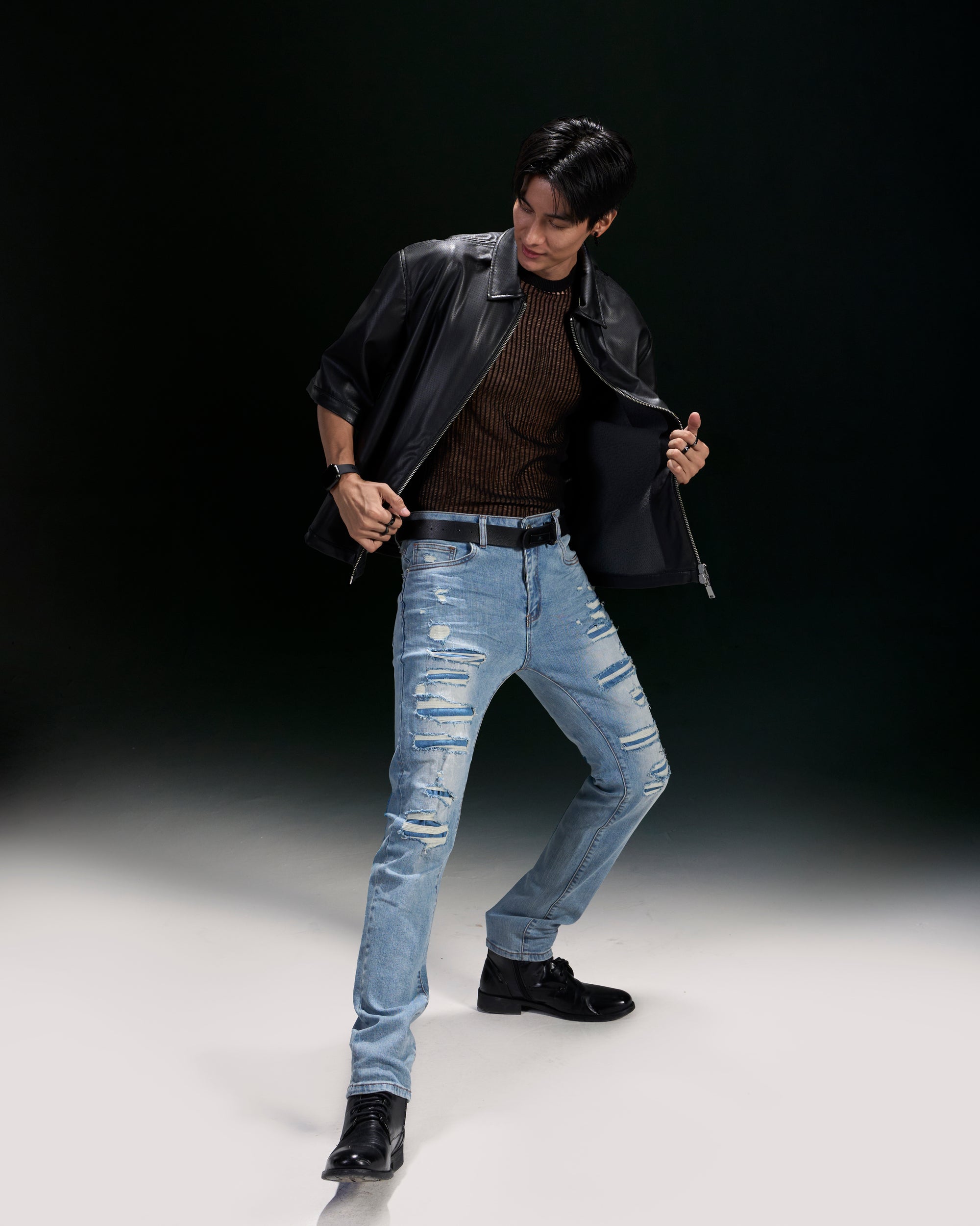 W by Waimea Men's Flex Skinny Jeans