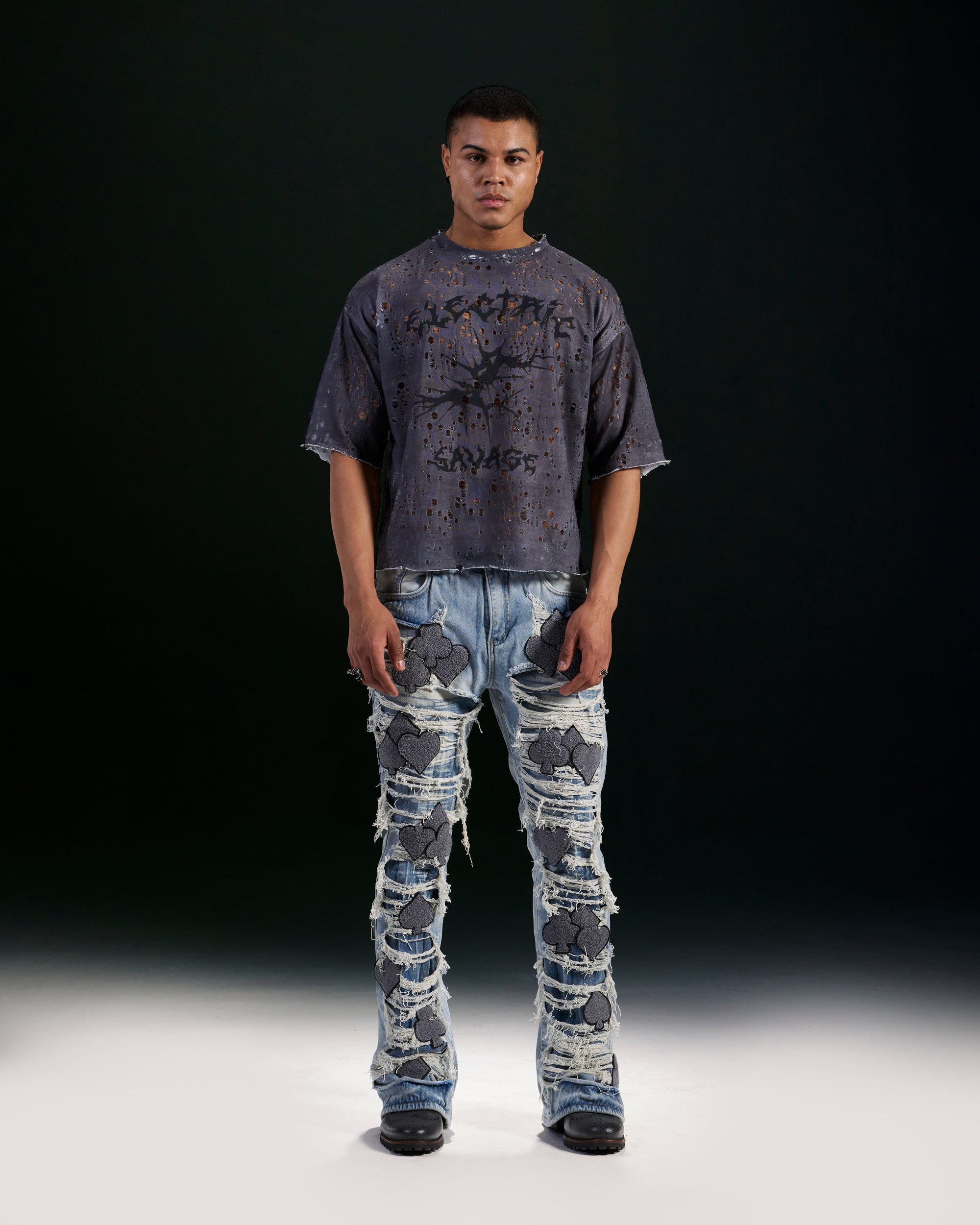 W by Waimea Men's Flare Fit Jeans