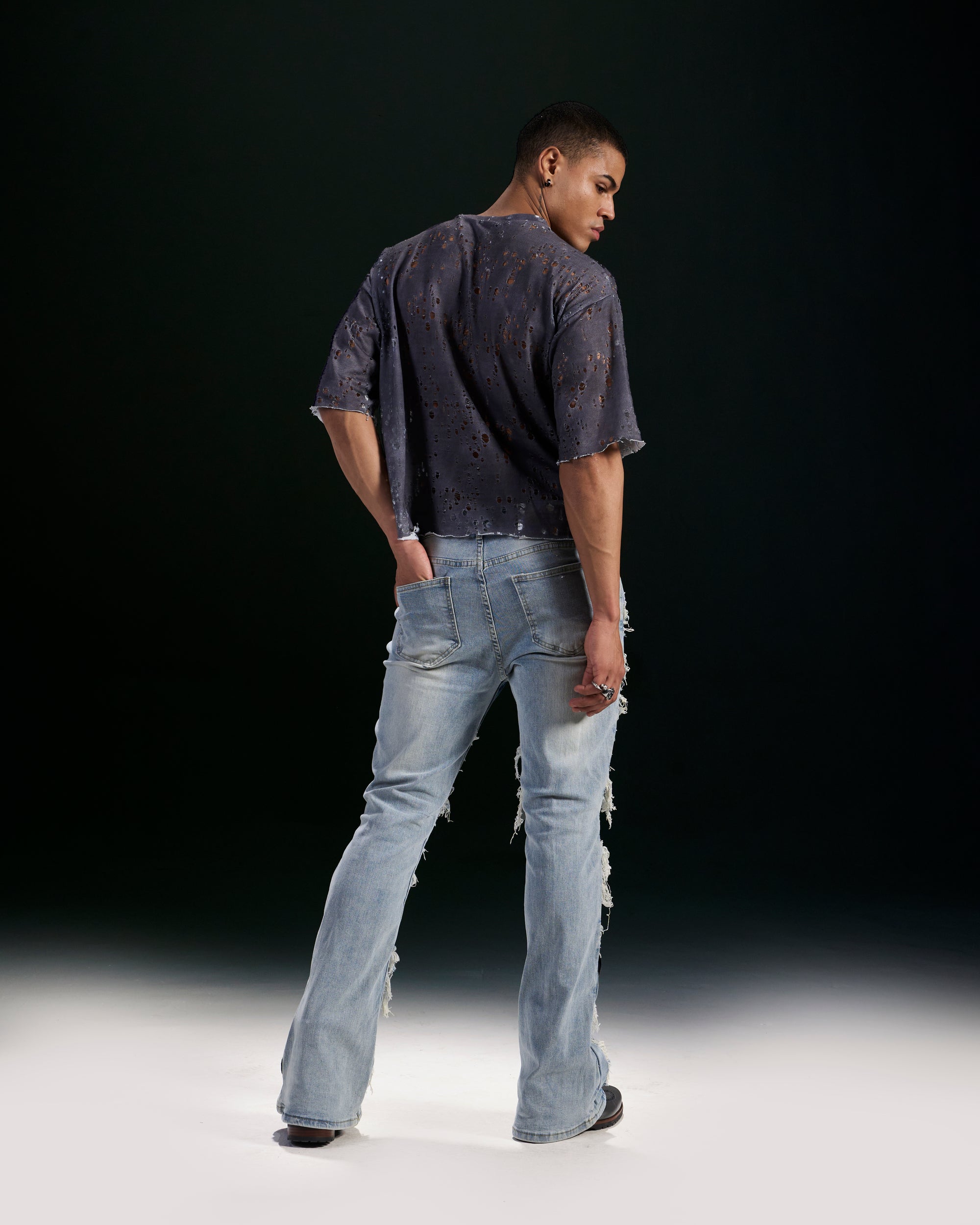 W by Waimea Men's Flare Fit Jeans