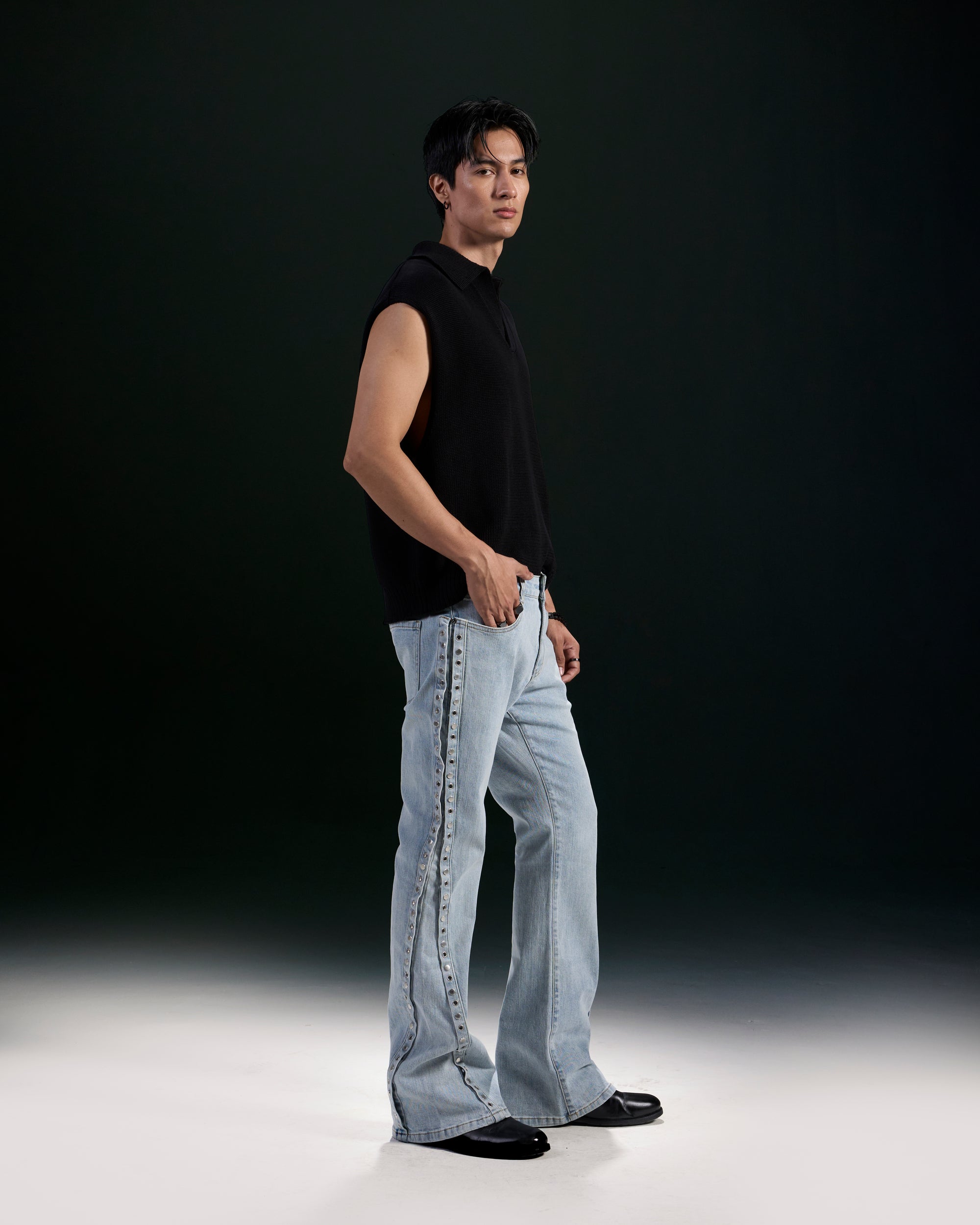 W by Waimea Men's Flare Fit Jeans