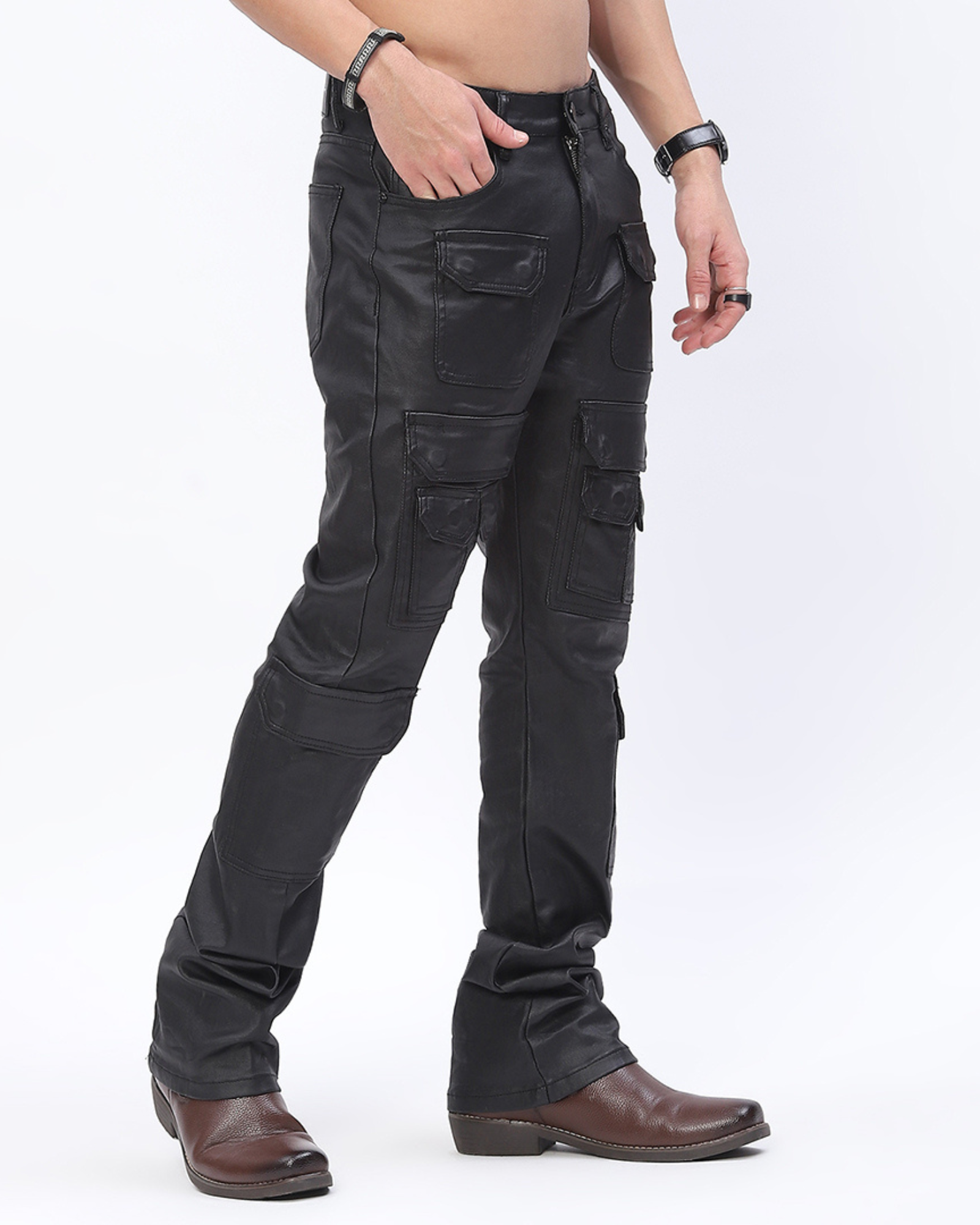 Waimea Men's Stacked Wax Coated Jeans