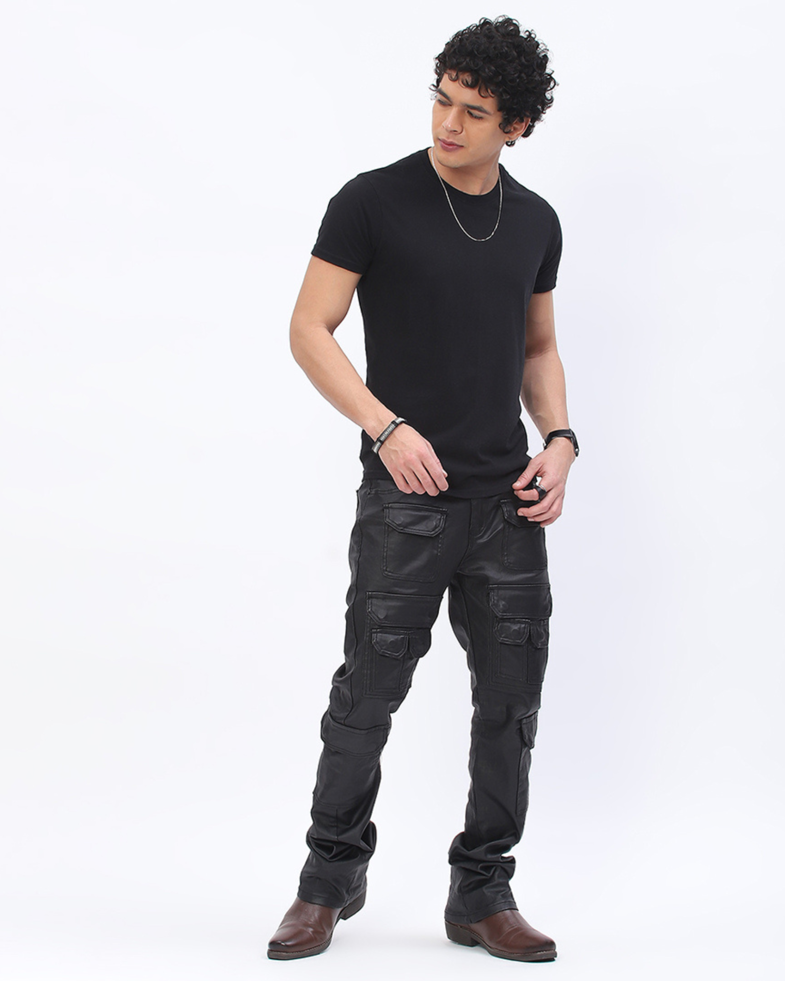 Waimea Men's Stacked Wax Coated Jeans