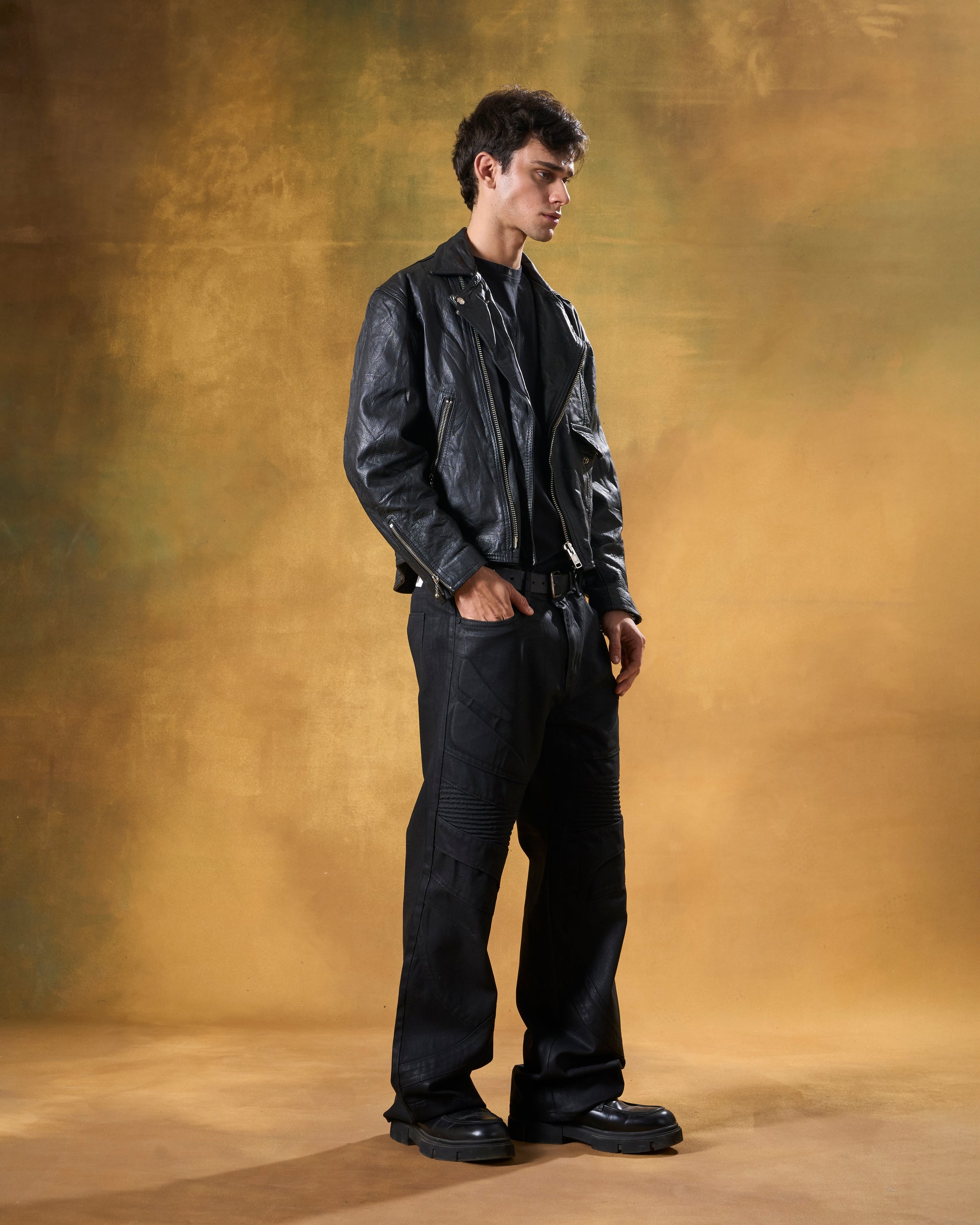 W By Waimea Men's Baggy Fit Wax Jeans