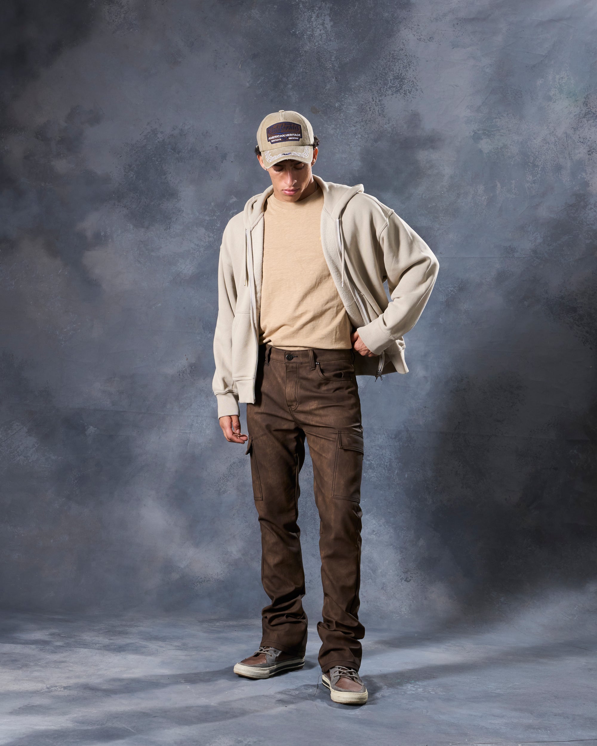 W by Waimea Men's PU Stacked Jeans