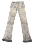Waimea Men's Stacked Fit Jean With Distressed Graphic Print & Rhinestone Embellishments