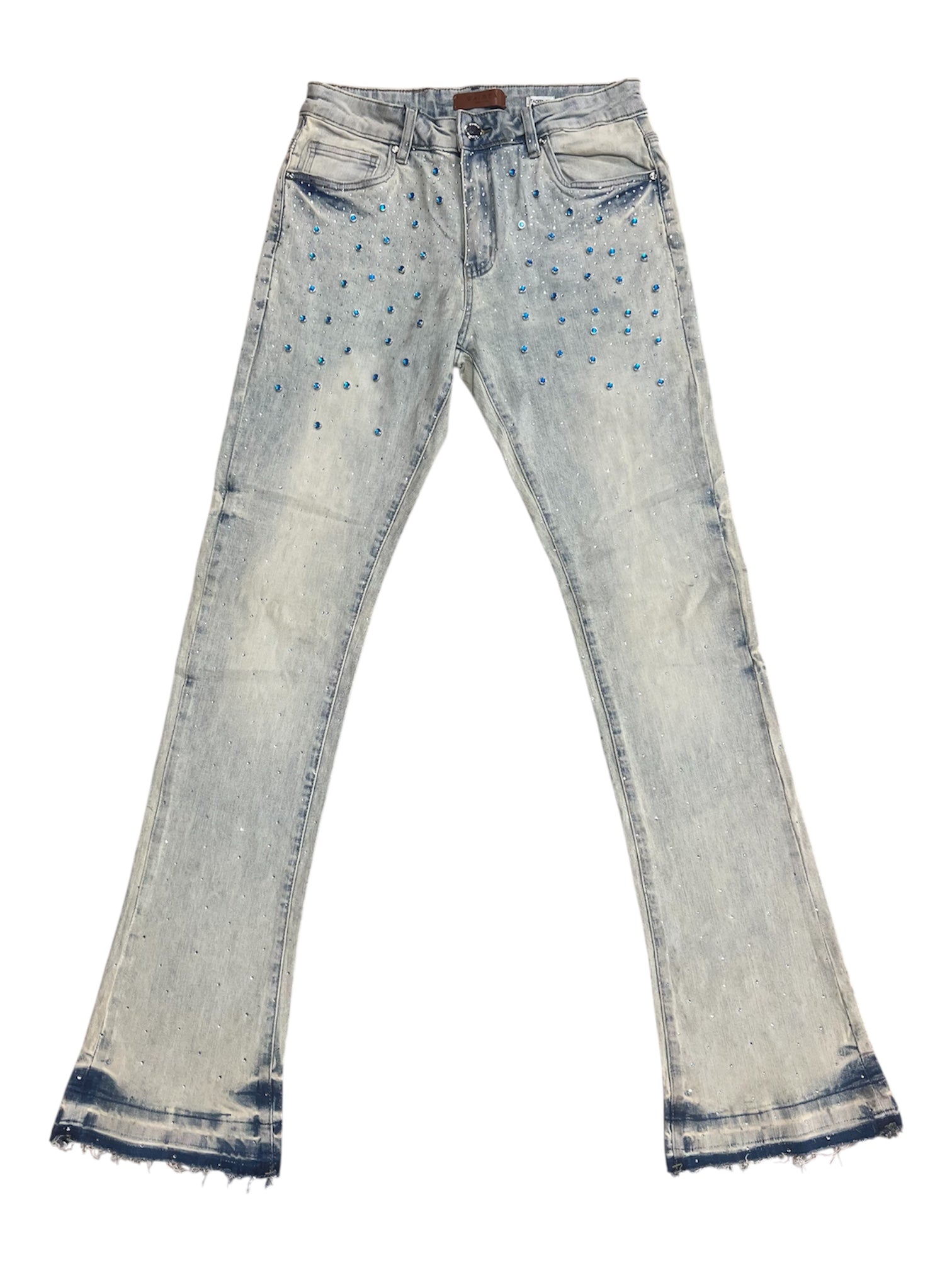 Waimea Men's Rhinestones (Front & Back) Stacked Jeans