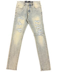Waimea Men's Distressed Skinny Fit Denim