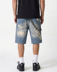Waimea Men's Laser Print Chain Jorts – Blue Wash