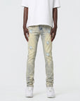 Waimea Men's Skinny Jeans with Rips & Repair