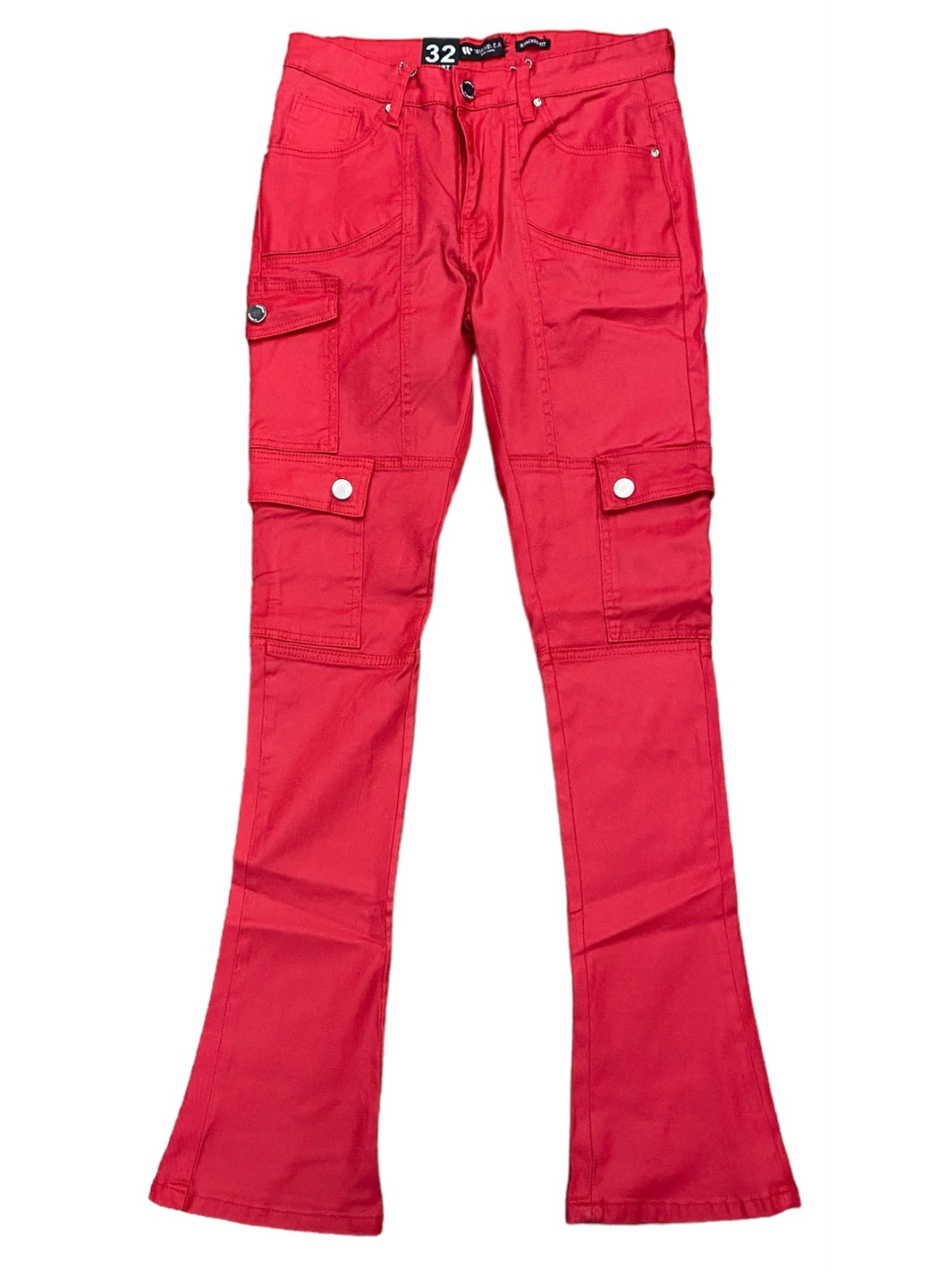 Waimea Men's Wax Coated Cargo Stacked Jeans