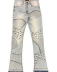 Waimea Men's Rock & Roll Studded Stacked Jeans