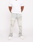 Waimea Men's Rock & Roll Studded Stacked Jeans