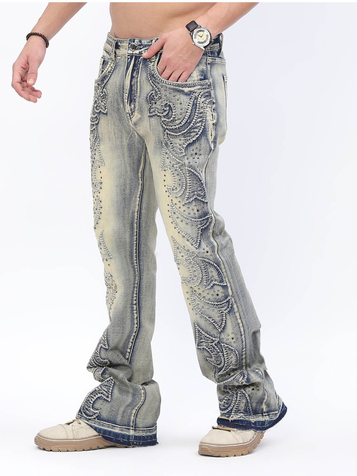 W by Waimea Men's Stacked Fit Jeans