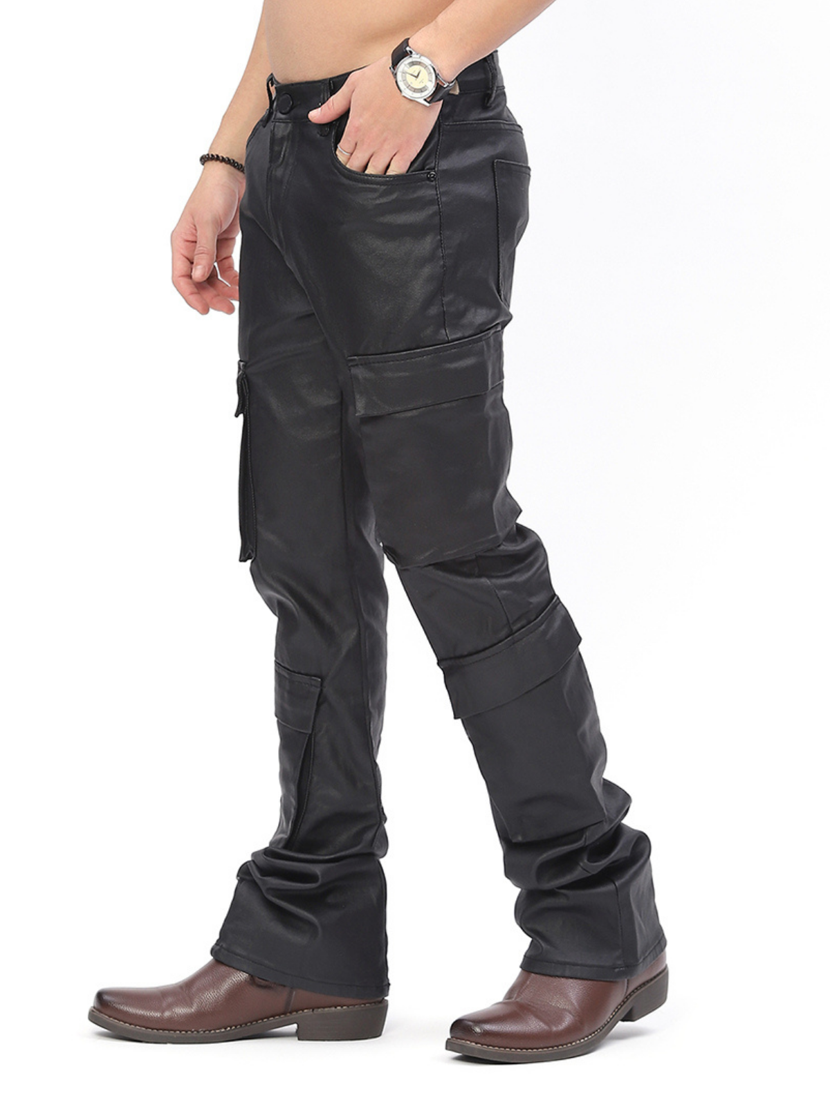 Waimea Men's Stacked Wax Coated Jeans