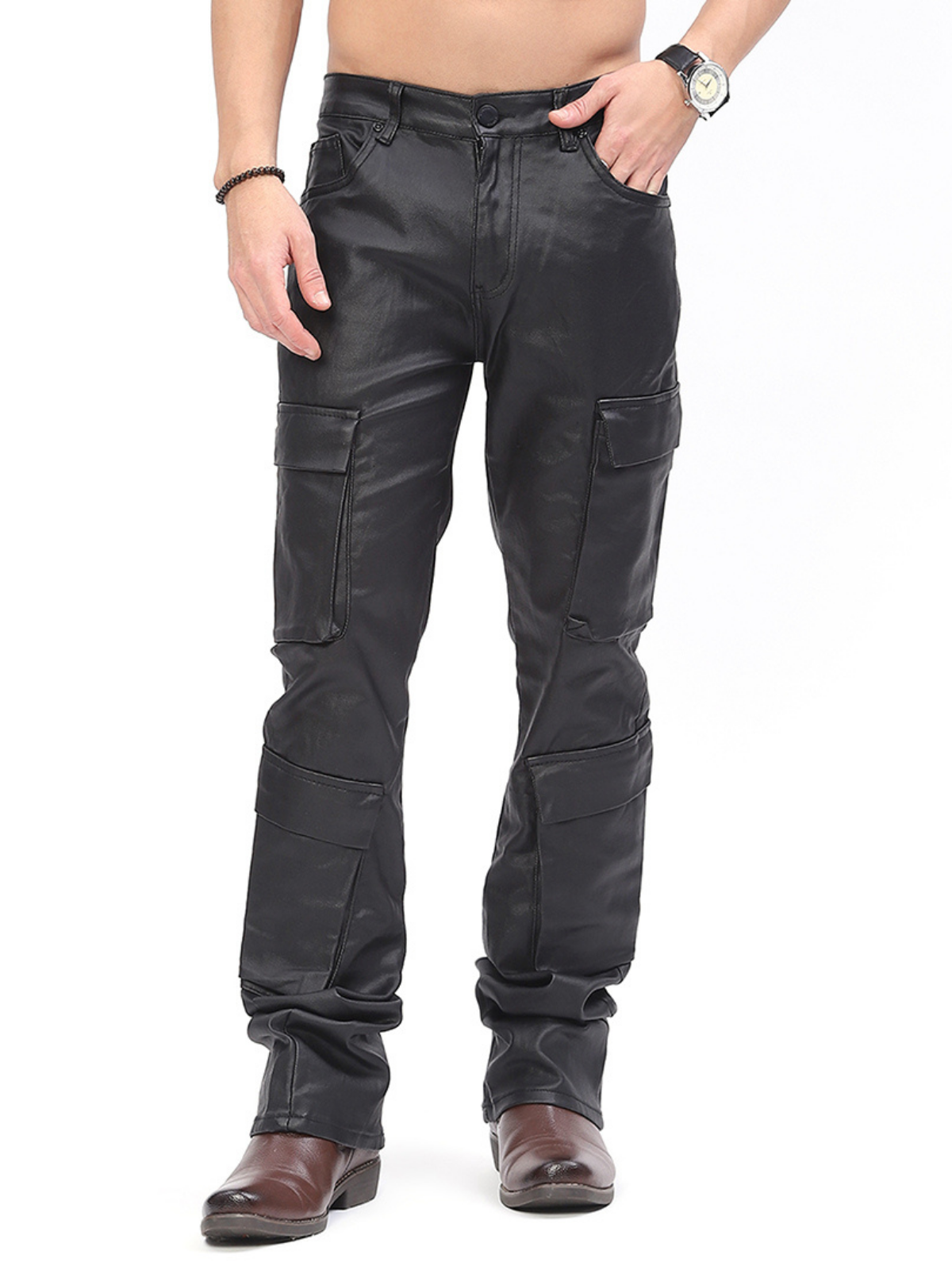 Waimea Men's Stacked Wax Coated Jeans