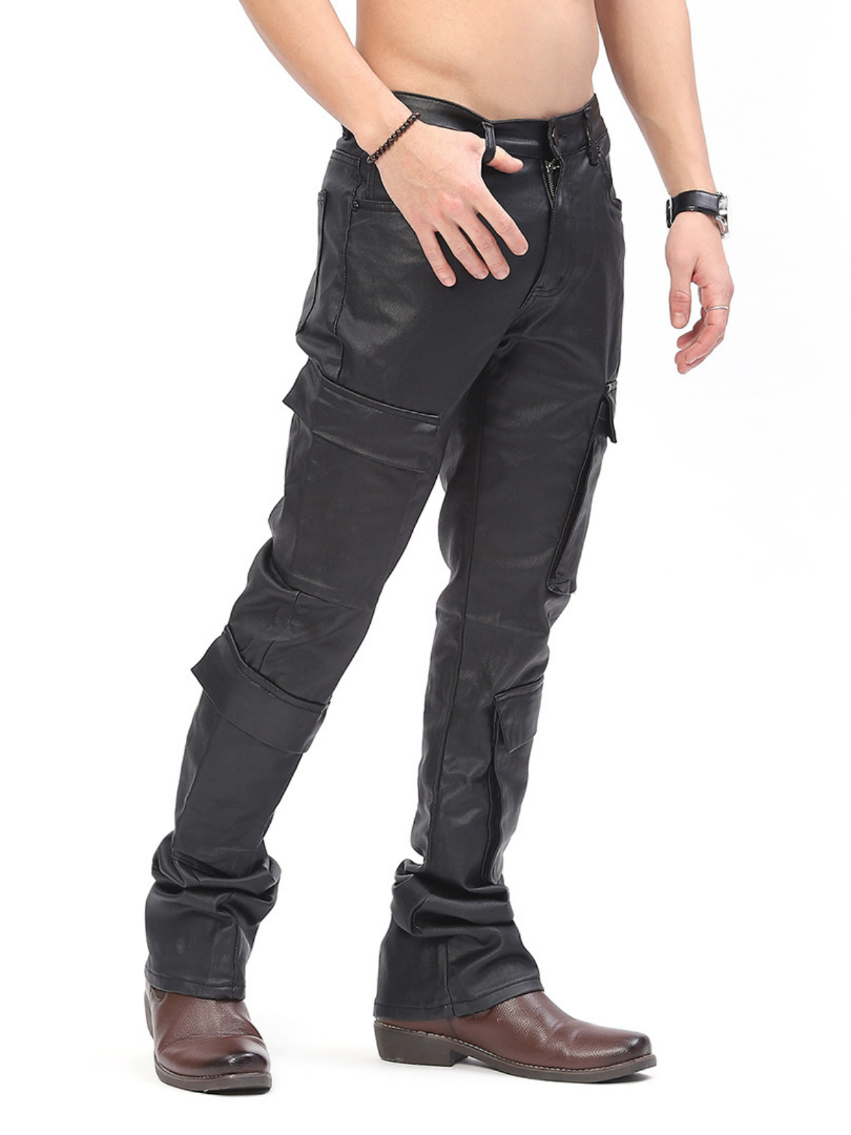 Waimea Men's Stacked Wax Coated Jeans