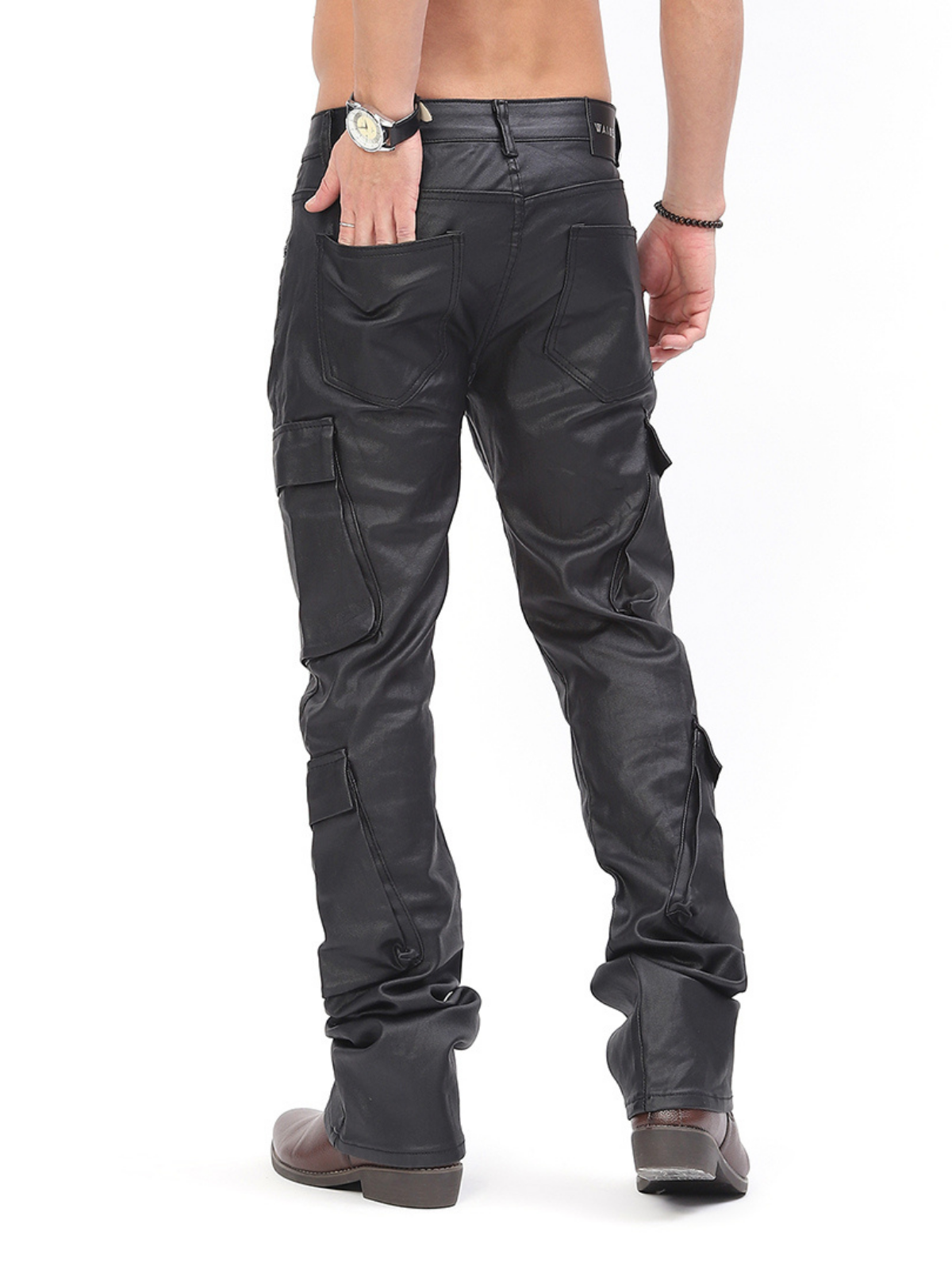 Waimea Men's Stacked Wax Coated Jeans