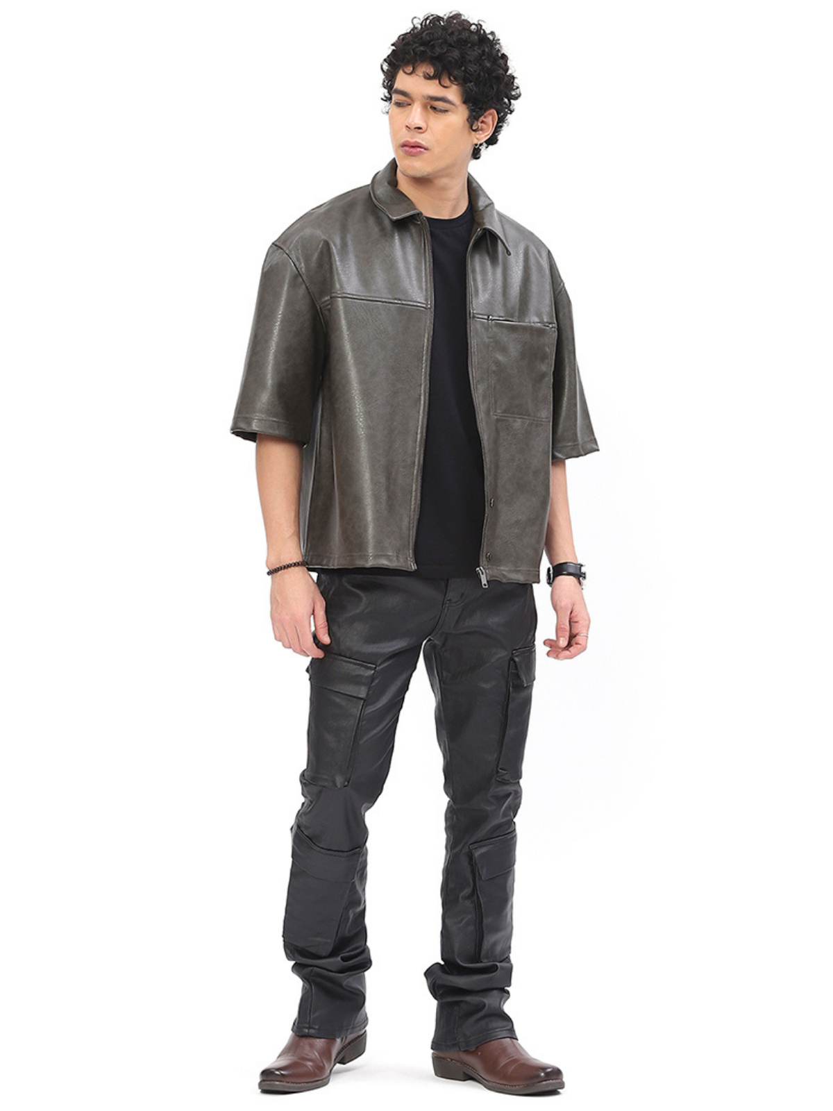 Waimea Men's Stacked Wax Coated Jeans