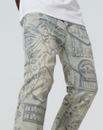 W by Waimea Men's "Las Vegas" Stacked Fit Jeans