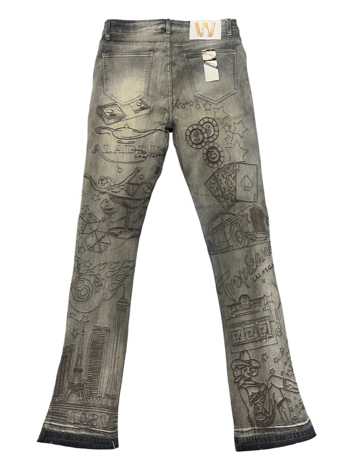 W by Waimea Men's "Las Vegas" Stacked Fit Jeans