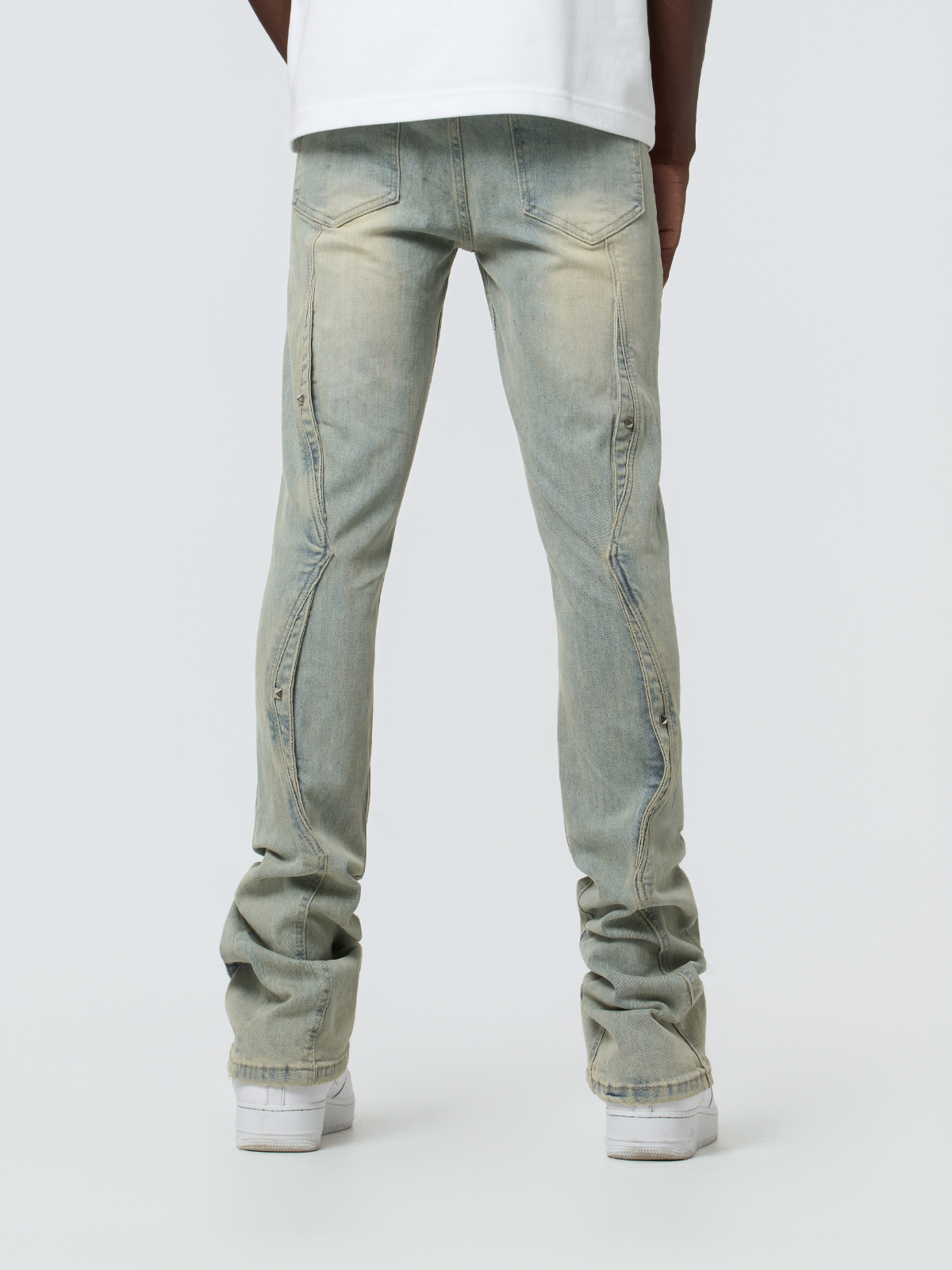 Waimea Men's Diamond Studs Stacked Jeans