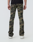 Waimea Men's Camo Rhinestones Stacked Jeans