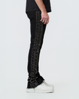 Waimea Men's Silver Studs Stacked Jeans