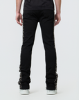 Waimea Men's Silver Studs Stacked Jeans