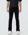 Waimea Men's Silver Studs Stacked Jeans