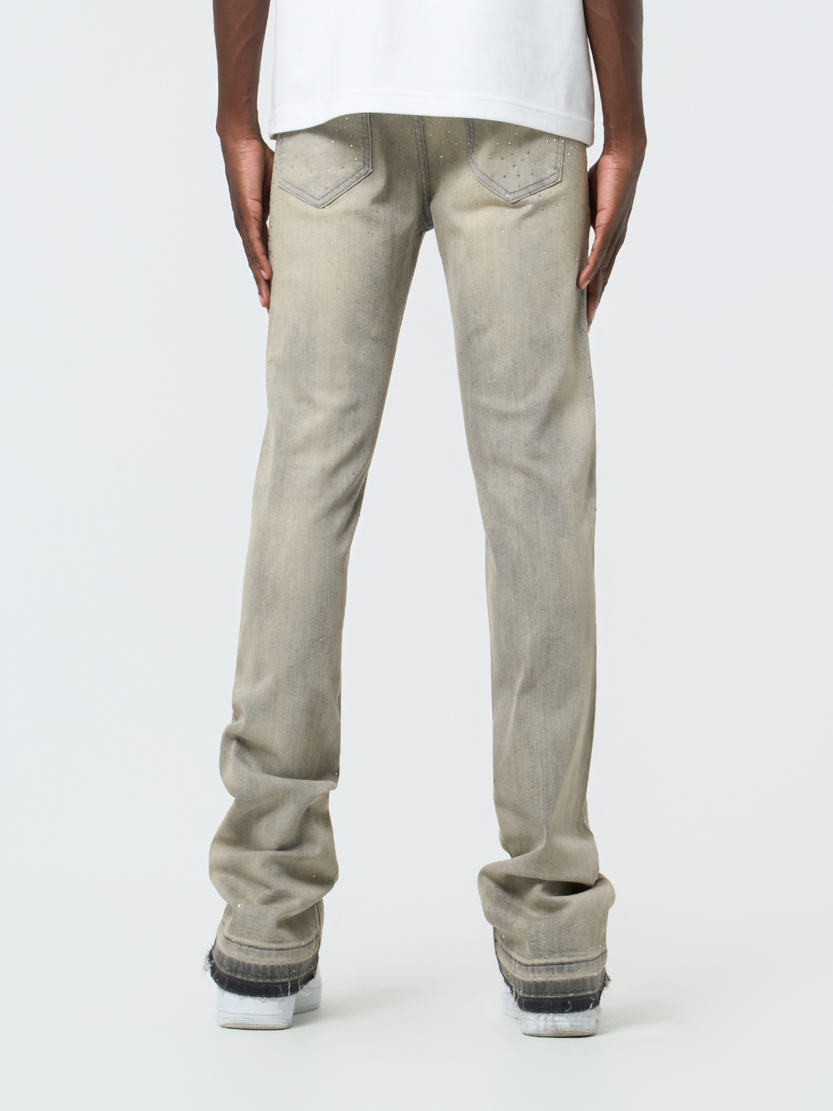 Waimea Men's Rhinestones (Front & Back) Stacked Jeans