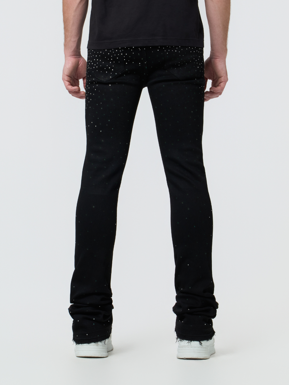 Waimea Men's Rhinestones (Front & Back) Stacked Jeans