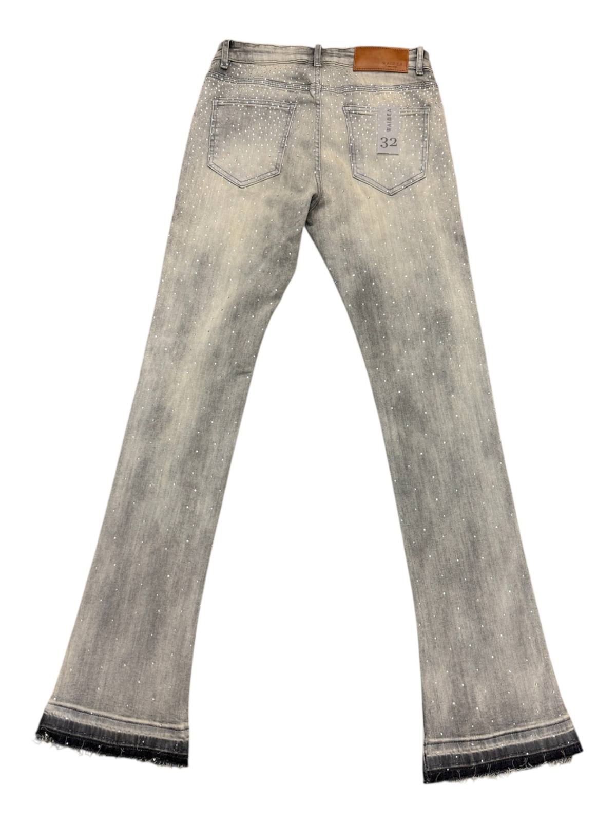 Waimea Men's Rhinestones (Front & Back) Stacked Jeans