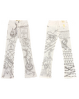 W by Waimea Men's "The Bulldog" Rhinestone Stacked Fit Jeans