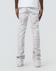 W by Waimea Men's "The Bulldog" Rhinestone Stacked Fit Jeans