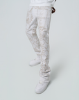 W by Waimea Men's "The Bulldog" Rhinestone Stacked Fit Jeans